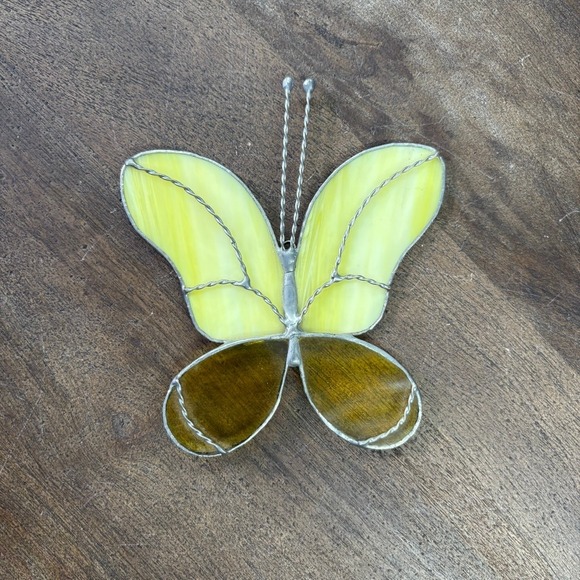 Stained Glass Butterfly Suncatcher‎ Window Hang - Picture 1 of 5